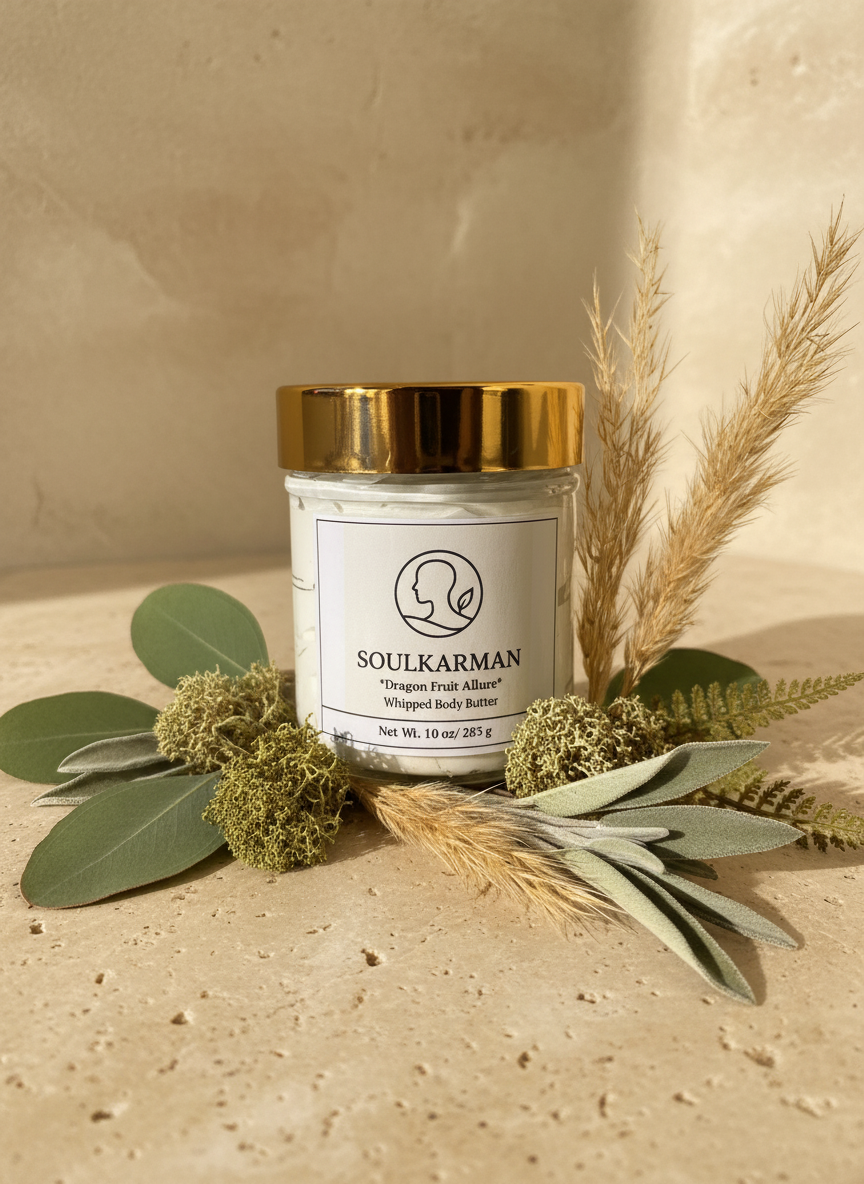 Whipped Body Butter 10oz - Dye-Free Natural Moisturizer | Shea & Mango Butter