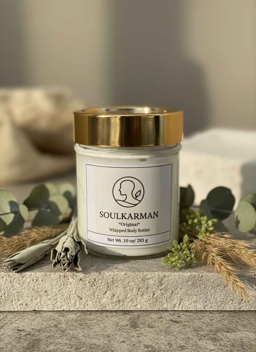 Whipped Body Butter 10oz - Dye-Free Natural Moisturizer | Shea & Mango Butter