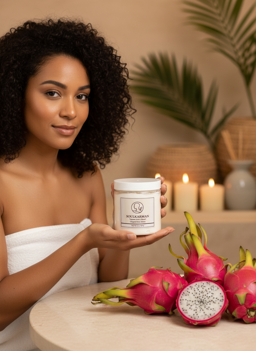 Whipped Body Butter 8oz - Dragon Fruit Allure | Dye-Free Natural Moisturizer